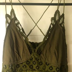 Free People One Adella Slip in Green